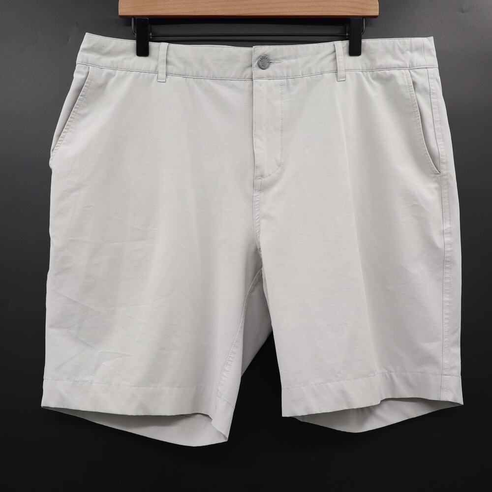 Faherty Men's All Day Shorts Performance 9" Inseam Gray 36